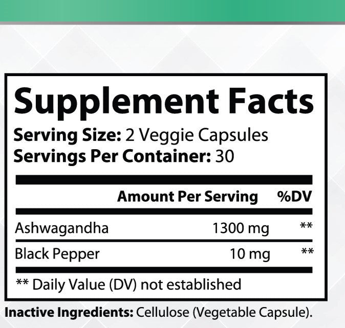Calm Root Capsules- Ashwagandha capsules