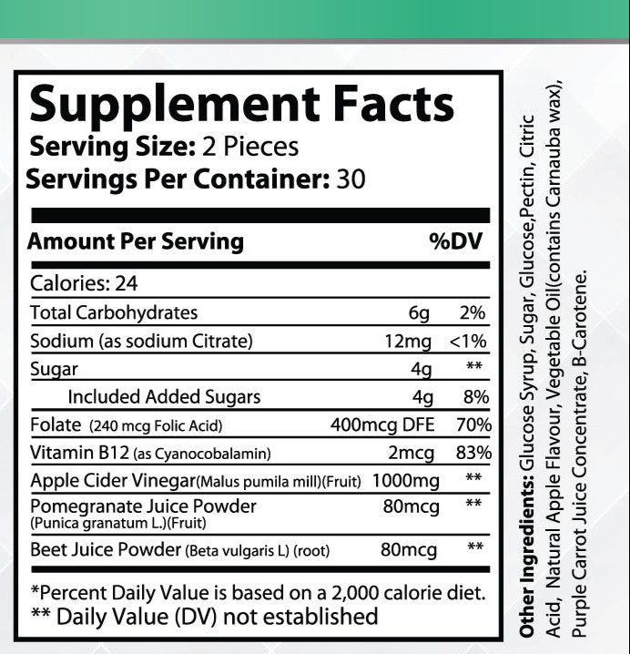 Gut Glow Gummies Apple Cider Vinegar Gummies