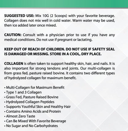 Collagen Type 1 & 3 (Grass-Fed)