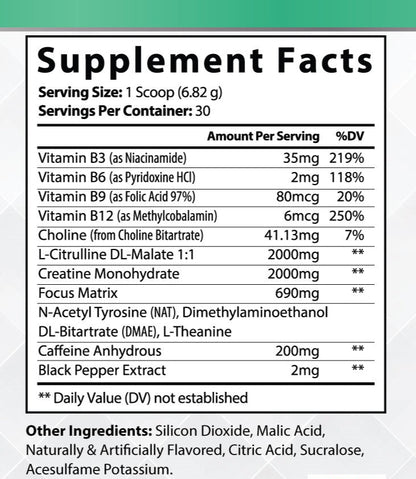 Fruit Fury Pre-Workout  Flavor: Fruit Punch