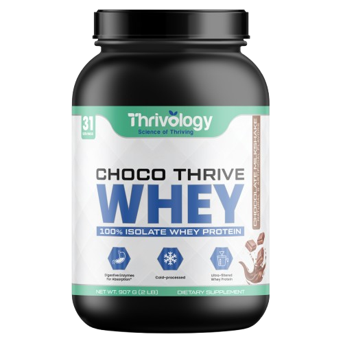Choco Thrive 100% Isolate Whey Protein  Flavor: Chocolate Milkshake 2lb