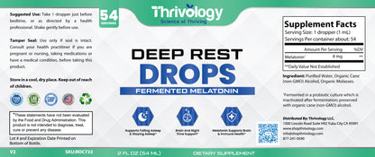 Deep Rest Drops  Fermented Melatonin Drops