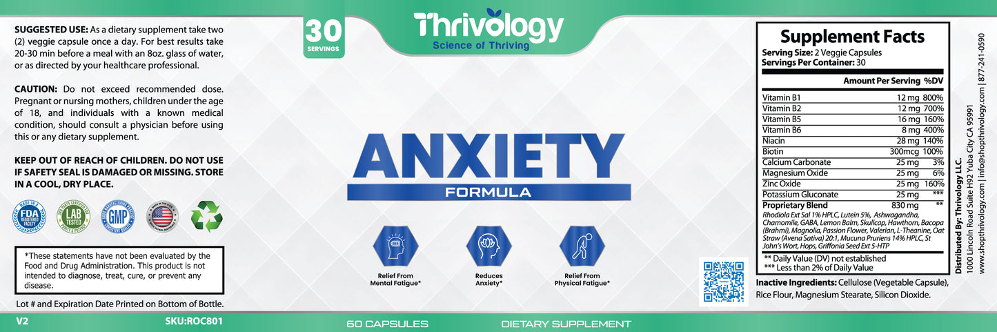 Anxiety Formula