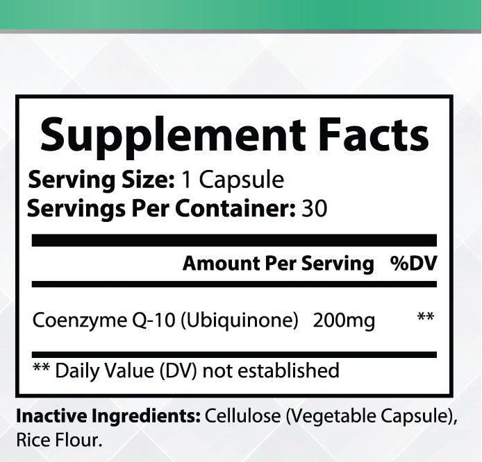 CoQ10 (Ubiquinone) Capsules