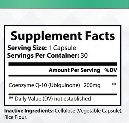 CoQ10 (Ubiquinone) Capsules