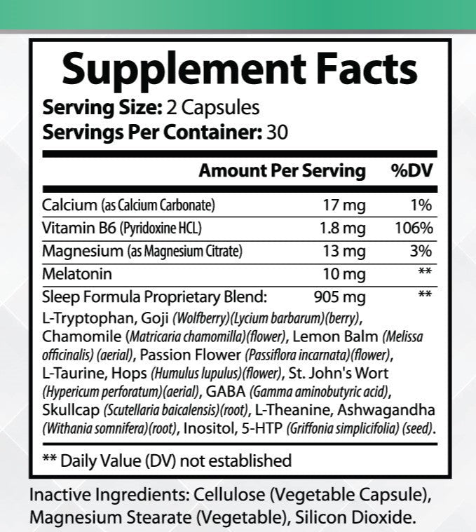 Sleep Sync Sleep Formula Capsules