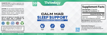 Calm Mag Sleep Support  Magnesium Glycinate
